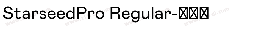 StarseedPro Regular字体转换